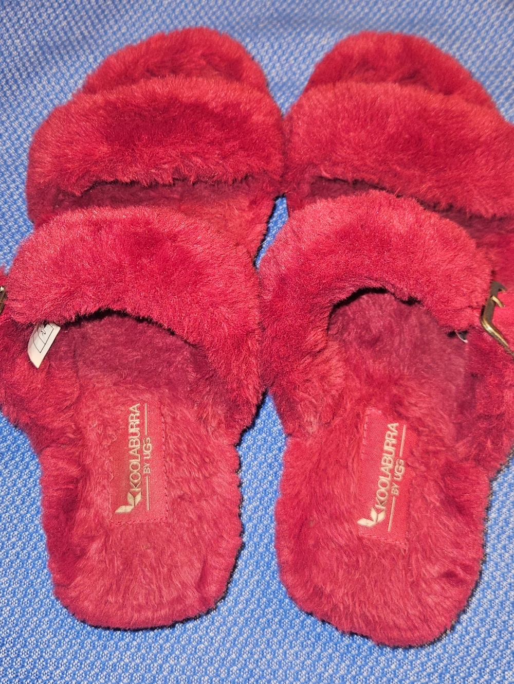 Koolaburra by Ugg Furr-ah Style Adjstble Buckle Detail sz7 Rasberry E.U.C.